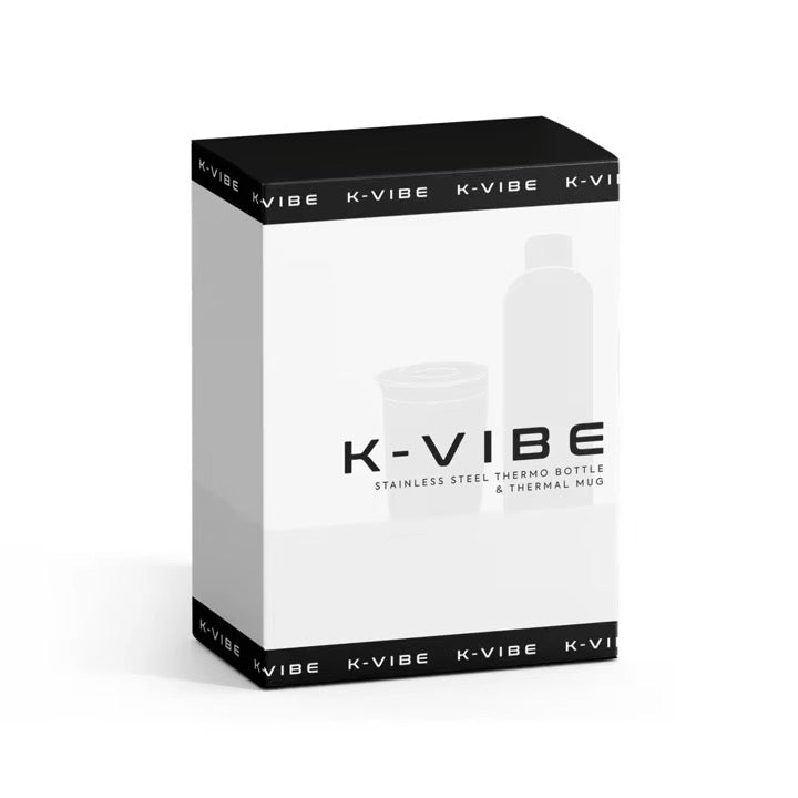 K-VIBE Geschenkbox Edelstahl (Schwarz)
