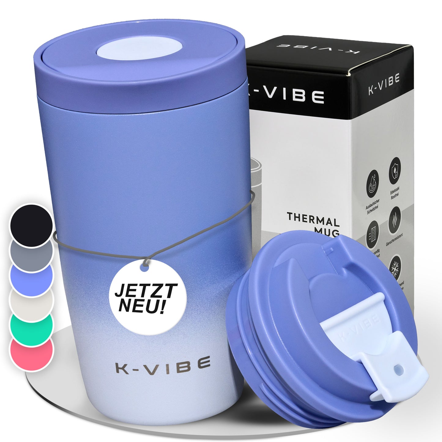 Thermobecher 350ml für Kaffee oder Tee