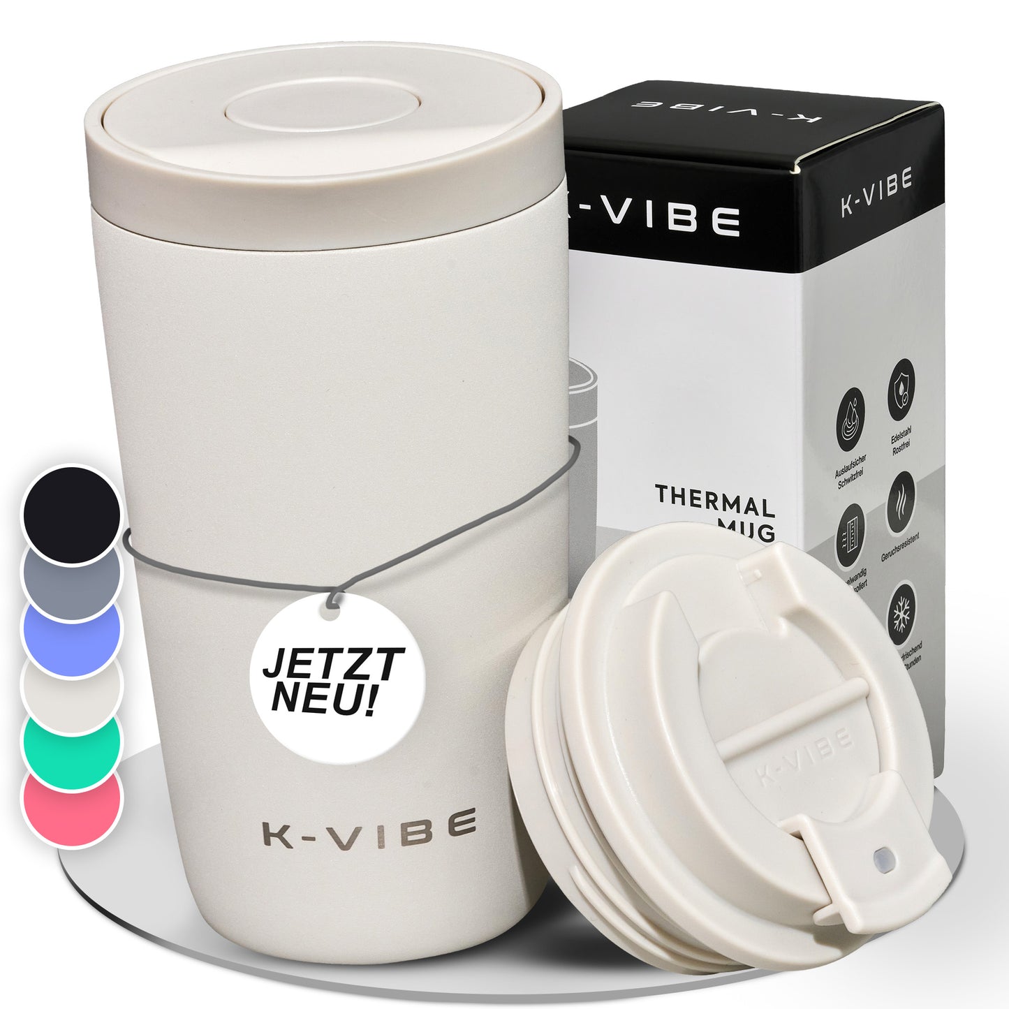 Thermobecher 350ml für Kaffee oder Tee