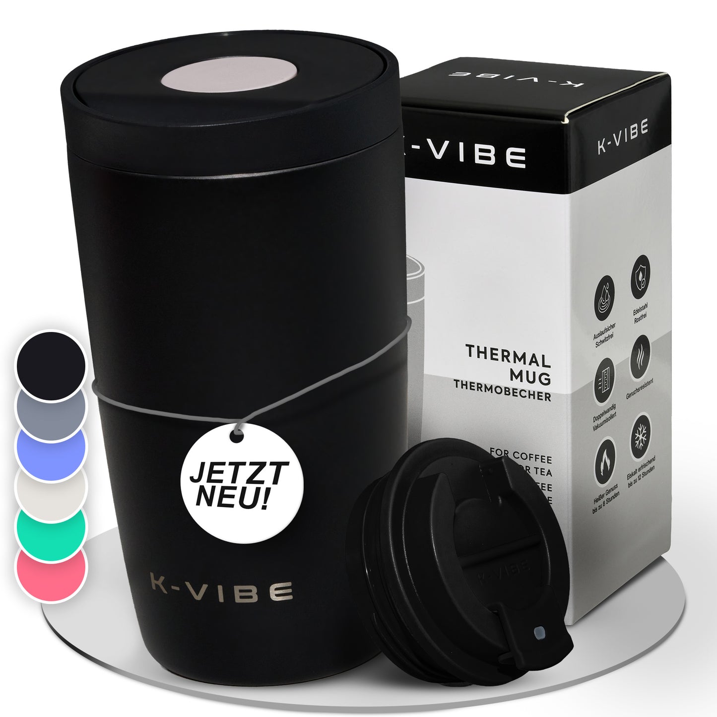 Thermobecher 350ml für Kaffee oder Tee